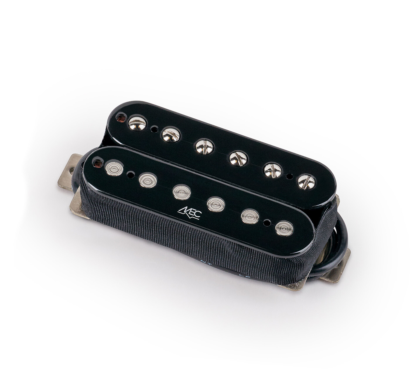 Vintage Humbucker Guitar Pickup Open Bobbin Neck - Black